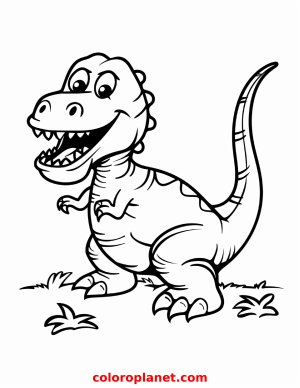 Coloring Adventures with Ancient Beasts