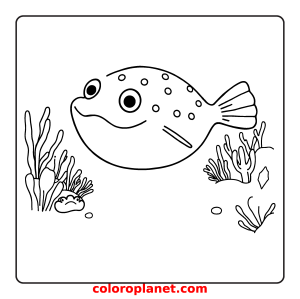 Dive into the Underwater World with this Fun Coloring Page!