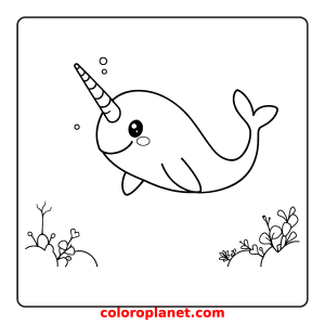 Color this magical underwater creature!
