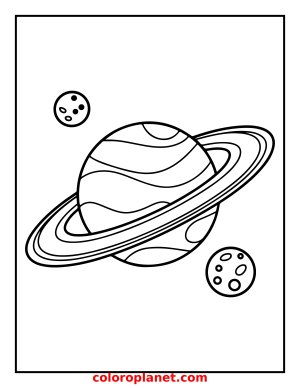 Explore the Wonders of the Solar System in Bright Colors!