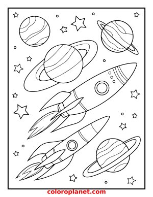 Blast off into a galaxy of colors!