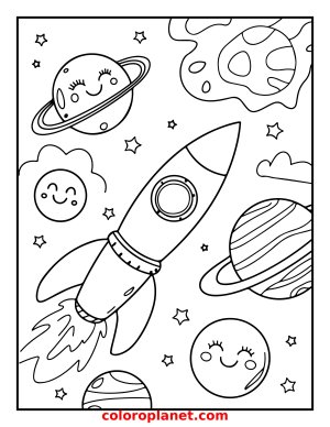 Explore the Space Realm with Your Rocket